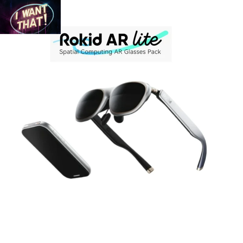Rokid AR Lite: Advanced Augmented Reality Solution for Immersive Gaming and Enhanced Productivity with a 300" Display