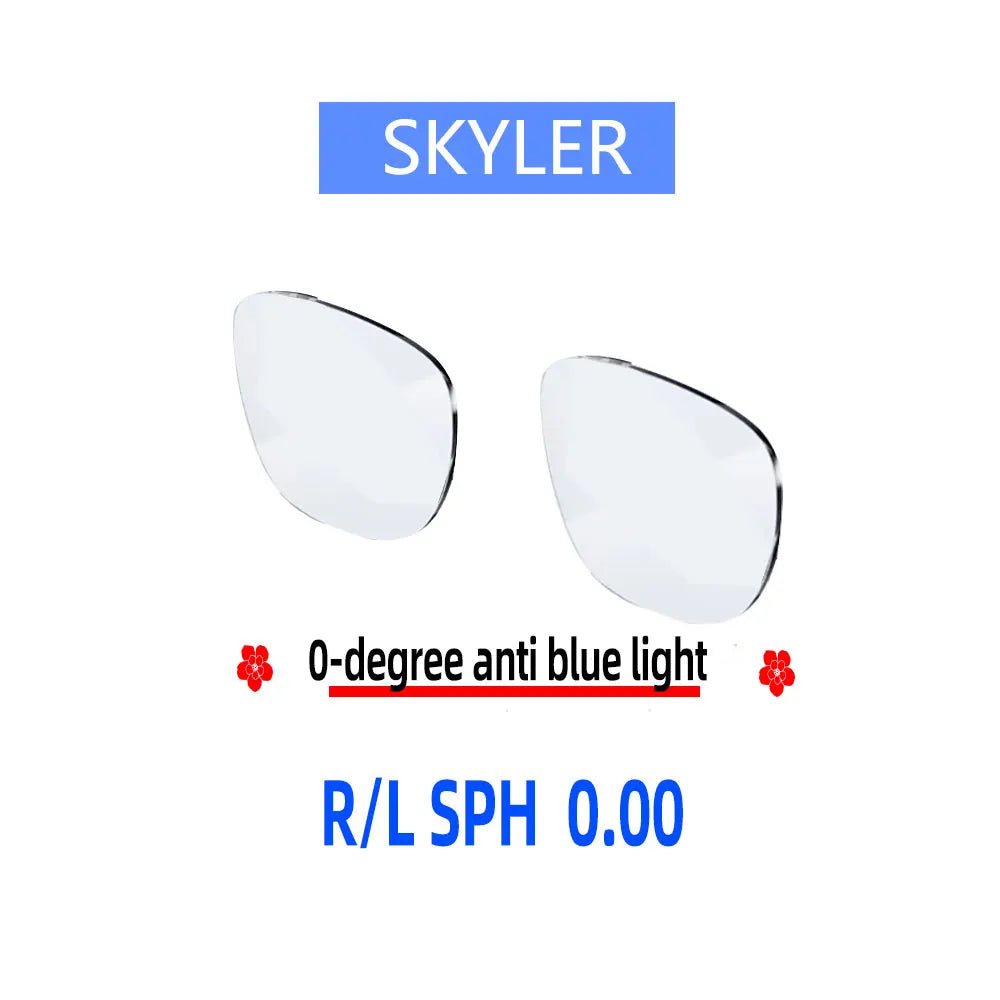 For RAY-BAN  SKYLER， Wayfrer Custom Prescription Lenses for Myopia, Astigmatism, anti Blue Light AR Glasses Lenses