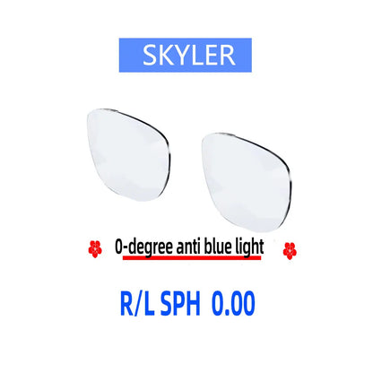 For RAY-BAN  SKYLER， Wayfrer Custom Prescription Lenses for Myopia, Astigmatism, anti Blue Light AR Glasses Lenses
