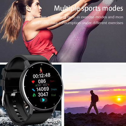 Unleash Your Fitness Potential with the 2025 Smart Watch for Men and Women - Waterproof, Heart Rate Monitor, and Multi-Function Alerts!