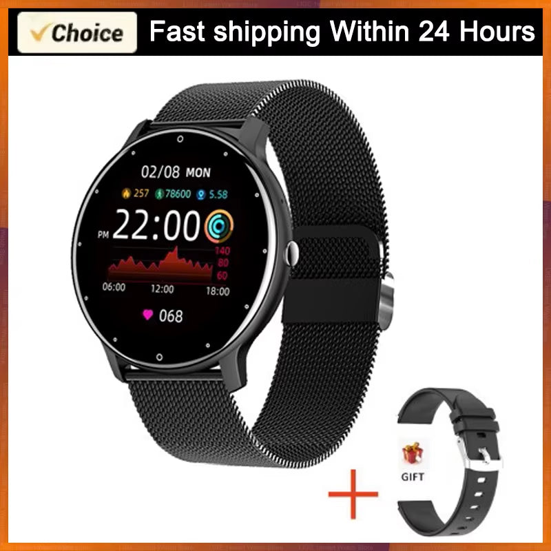 Unleash Your Fitness Potential with the 2025 Smart Watch for Men and Women - Waterproof, Heart Rate Monitor, and Multi-Function Alerts!