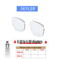For RAY-BAN  SKYLER， Wayfrer Custom Prescription Lenses for Myopia, Astigmatism, anti Blue Light AR Glasses Lenses