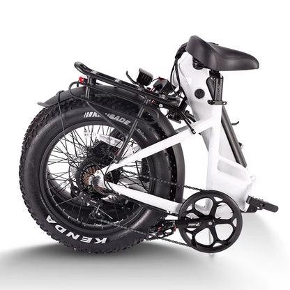 New Outdoor Foldable Ebike 48V 750W 48V Li-Ion Battery 20 Inch Fat Tire,Folding Mini Ebike for Urban Commuter Man Woman.