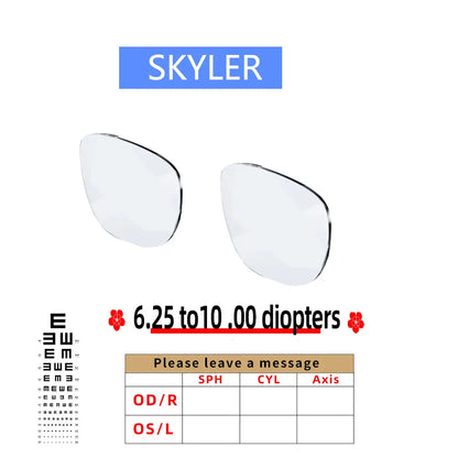 For RAY-BAN  SKYLER， Wayfrer Custom Prescription Lenses for Myopia, Astigmatism, anti Blue Light AR Glasses Lenses