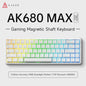 AJAZZAK680MAX Magnetic Axis Keyboard RT Adjustable 0.01 Game E-Sports Web/App Dual Driver