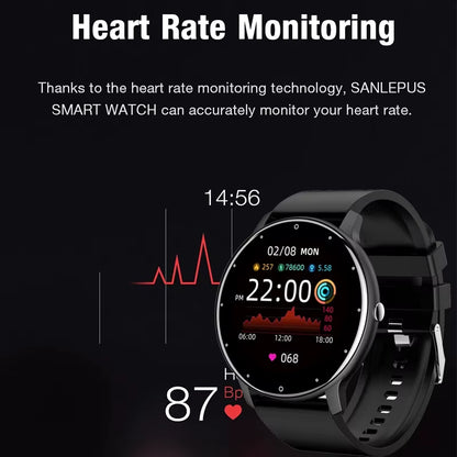 Unleash Your Fitness Potential with the 2025 Smart Watch for Men and Women - Waterproof, Heart Rate Monitor, and Multi-Function Alerts!