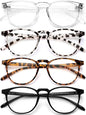 Blue Light Blocking Glasses for Women/Men - 4Pack Computer Reading/Gaming/Tv/Phones Glasses anti UV Glare Eyestrain