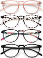 Blue Light Blocking Glasses for Women/Men - 4Pack Computer Reading/Gaming/Tv/Phones Glasses anti UV Glare Eyestrain