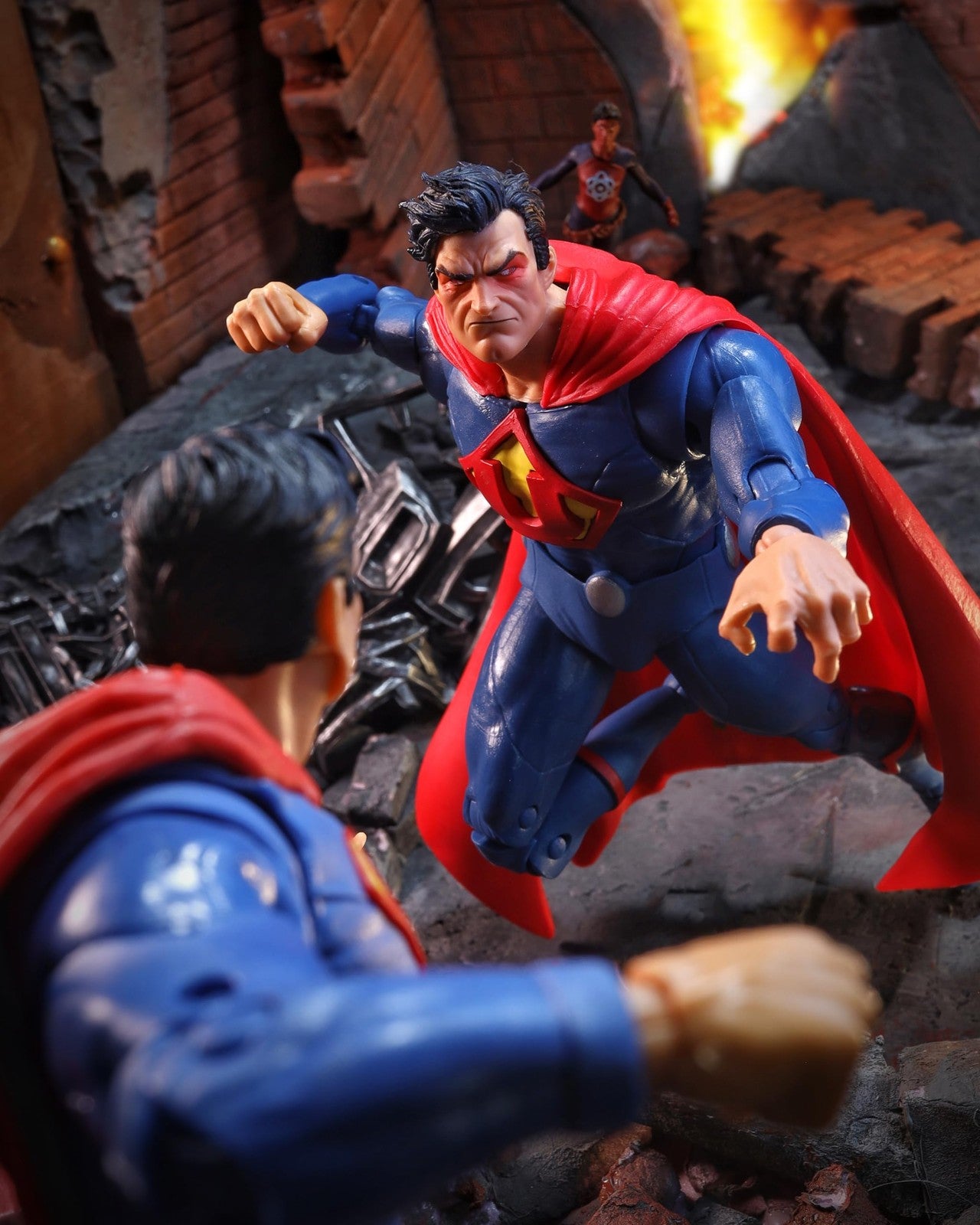 Mcfarlane Toys - DC Multiverse Superman Vs Superman of Earth-3 with Atomica 7In