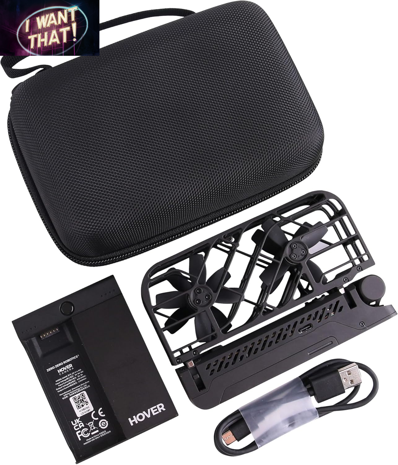 Professional Hard EVA Carrying Case for Hoverair X1 Drone with Camera Kit Storage
