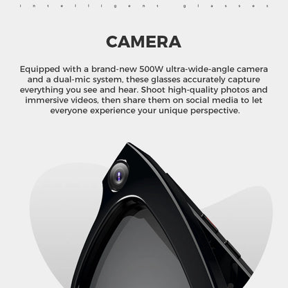 2025 Smart Glasses with 1080P HD Camera, AI Translation, and DVR Capabilities for Outdoor Sports and Video Conferencing