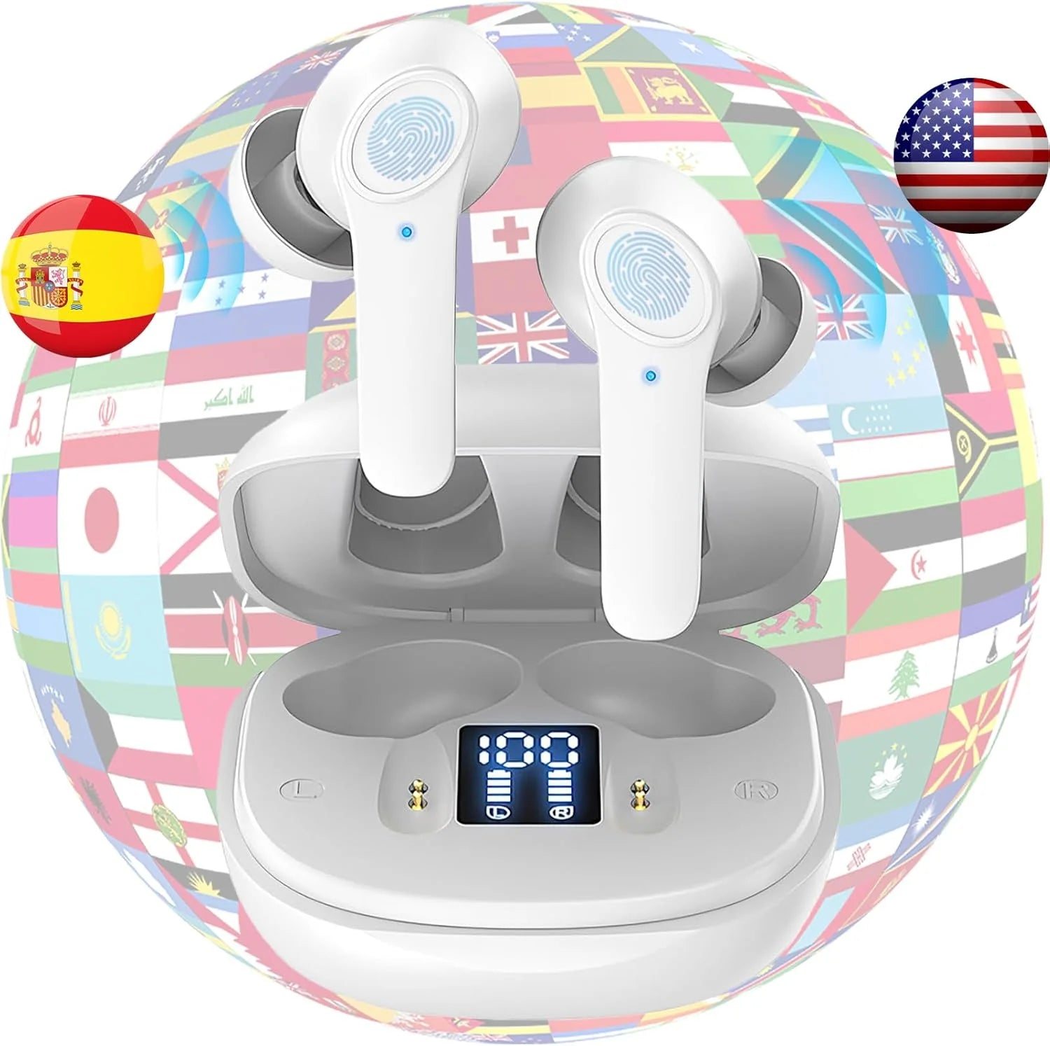 Revolutionary Translator Earbuds: Instant 144-Language AI Translation for Effortless Communication
