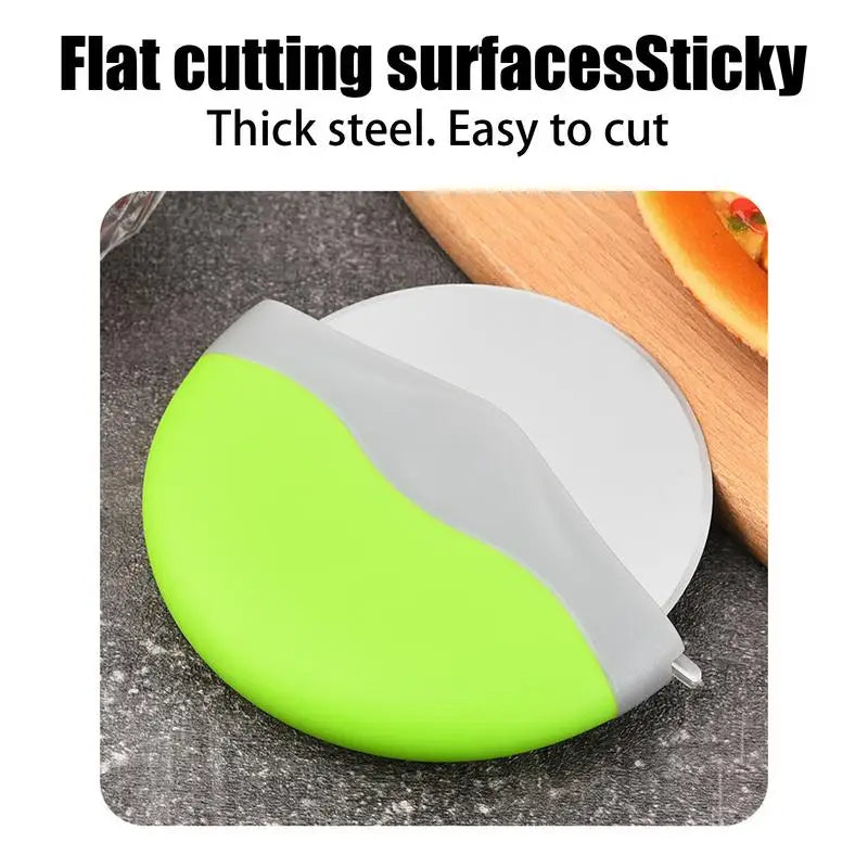 Stainless Steel Pizza Cutter round Wheel Knife for Pizza Roulette Roller Dough Pizza Slicer Cutter Baking Kitchen Tool