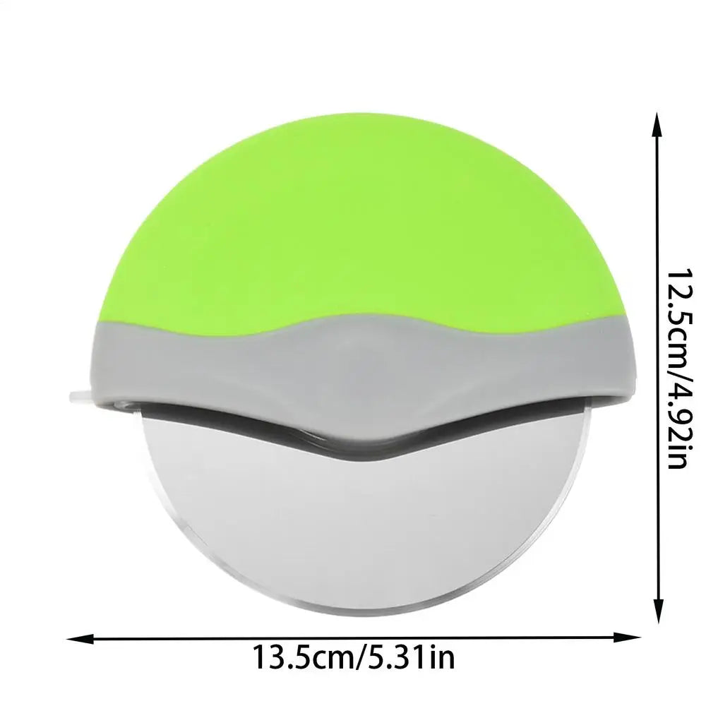 Stainless Steel Pizza Cutter round Wheel Knife for Pizza Roulette Roller Dough Pizza Slicer Cutter Baking Kitchen Tool