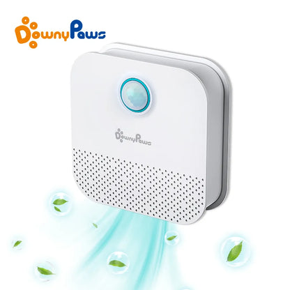 Downypaws 4000mAh Smart Cat Odor Purifier - Advanced Deodorizer for Cat Litter Boxes and Pet Toilets