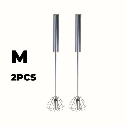 Upgrade Your Baking Game with the Stainless Steel Semi-Automatic Egg Beater - Effortless Mixing for Perfect Cakes and Cream!