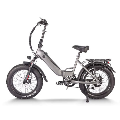 New Outdoor Foldable Ebike 48V 750W 48V Li-Ion Battery 20 Inch Fat Tire,Folding Mini Ebike for Urban Commuter Man Woman.
