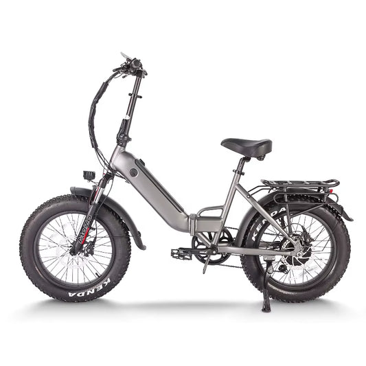 New Outdoor Foldable Ebike 48V 750W 48V Li-Ion Battery 20 Inch Fat Tire,Folding Mini Ebike for Urban Commuter Man Woman.