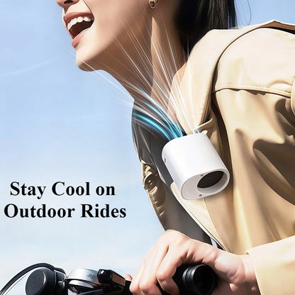 360° Rotatable Portable Car Clip Fan - 100 Speed Wind, 12V USB Rechargeable, Low Noise Mini Clamp Fan