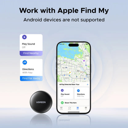Finder Security Smarttrack Link Smart Tag with Apple Find My Key Bluetooth GPS Tracker for Earbud Luggage Mfi Finder IOS