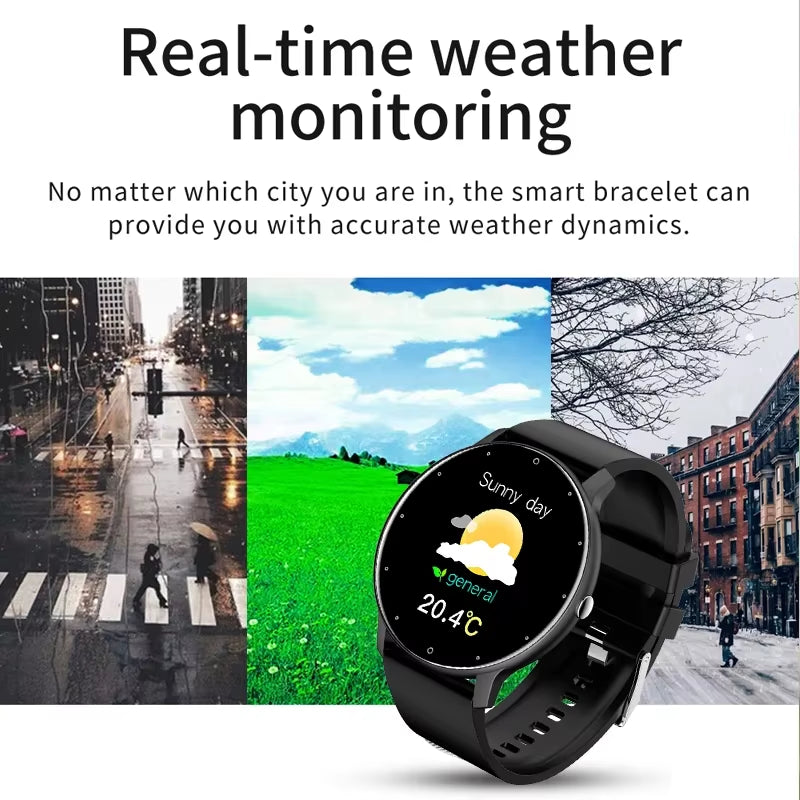 Unleash Your Fitness Potential with the 2025 Smart Watch for Men and Women - Waterproof, Heart Rate Monitor, and Multi-Function Alerts!