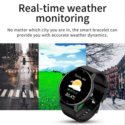 Unleash Your Fitness Potential with the 2025 Smart Watch for Men and Women - Waterproof, Heart Rate Monitor, and Multi-Function Alerts!