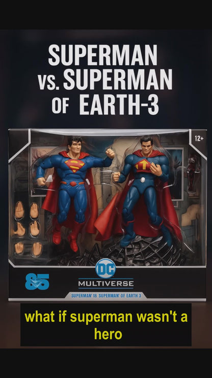 Mcfarlane Toys - DC Multiverse Superman Vs Superman of Earth-3 with Atomica 7In