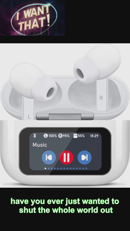 Experience the Future of Sound with Wireless Earbuds – Bluetooth 5.4 Headphones Featuring Smart Touch Controls and Advanced Noise Cancelling